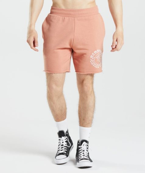 Men's Gymshark Legacy Shorts Pink | CA 65AN73